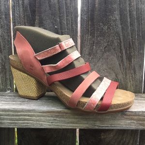 El Naturalista Women Shoes 37 Sandal Size 7 US Spain Leather Block Heel